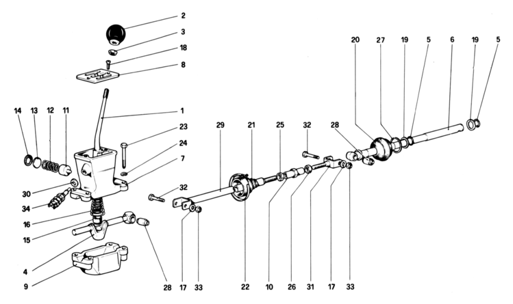 Ferrari Philadelphia Parts : 308 GTB/GTS QV : Table 26 - Outside