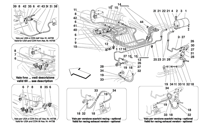 Ferrari Philadelphia Parts : 360 Spider : Table 8 - PNEUMATICS ACTUATOR ...