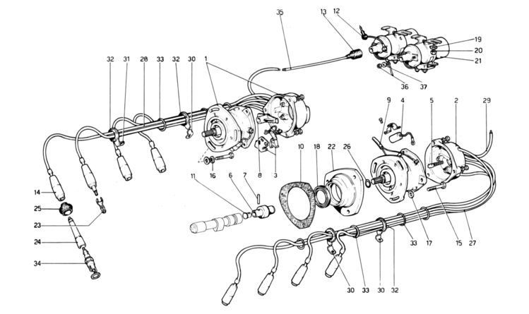 Ferrari Philadelphia Parts : Dino 308 GT4 : Part Number 95300044