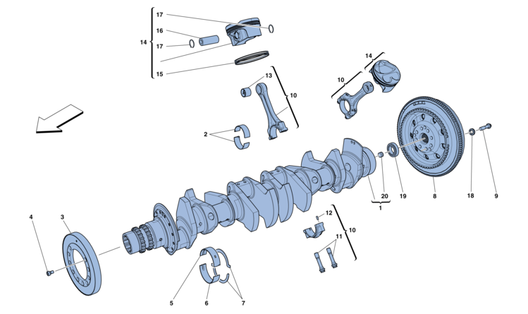 ☆ Ferrari Grade Up Parts Ferrari California (USA) Part Diagrams | Eurospares