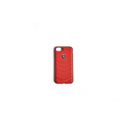 Ferrari Heritage Red Quilted iPhone 7/8 PLUS Leather Case