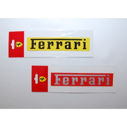 Ferrari Red Logo Sti