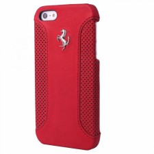 Ferrari F12 iPhone 5C Red Leather Hard Case