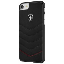 Ferrari Heritage Black Quilted iPhone 7/8 PLUS Leather Case