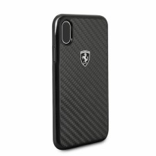 Ferrari Heritage iPhone X Black Carbon Fiber Case