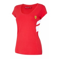 Ferrari Ladies Red Race Tee Shirt
